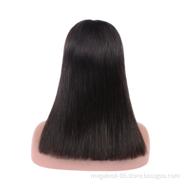 Wholesale Cheap Brazilian Lace Front Wigs Remy 4X4 Lace Wig Virgin Human Hair Short Bob Wigs